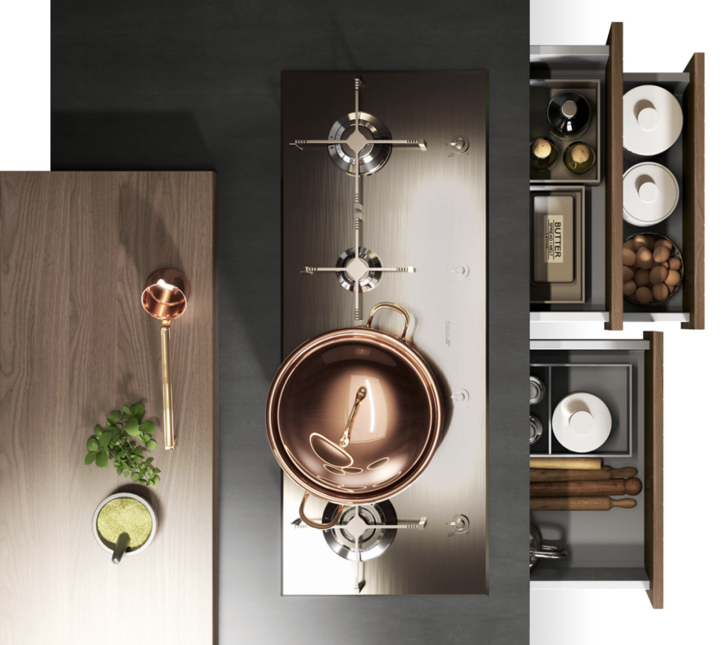 Cocinas Modernas - Clover - Composición Design Collection 4